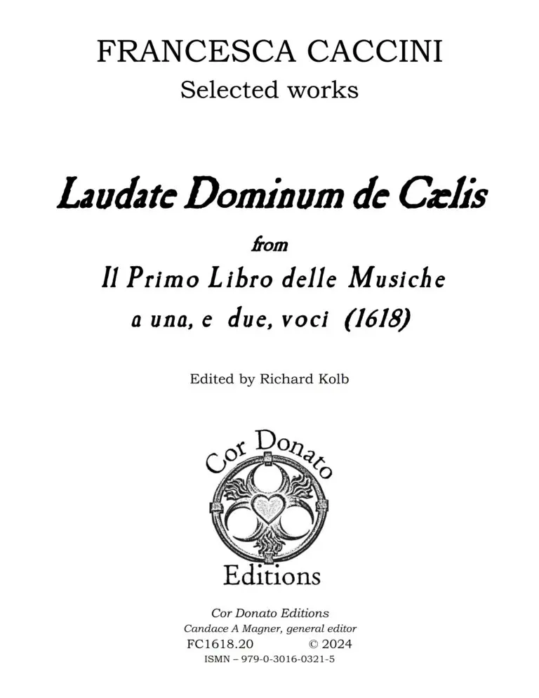 Cover of Laudate Dominum de Cælis