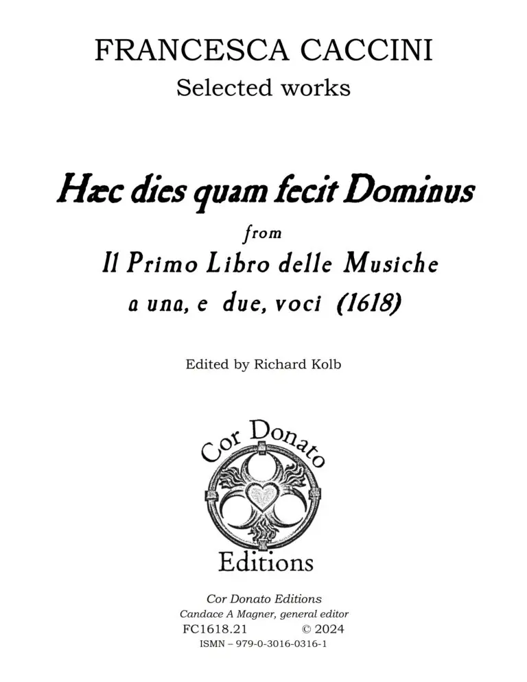 Cover of Hæc dies quam fecit Dominus