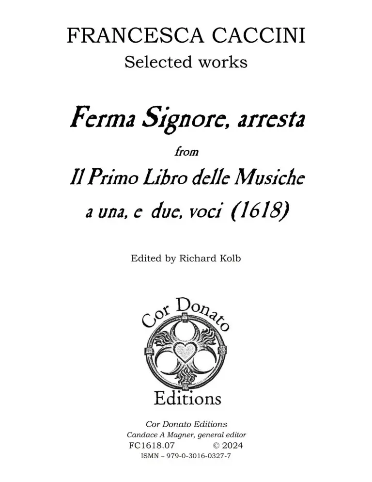 Cover of Ferma, Signore, arresta